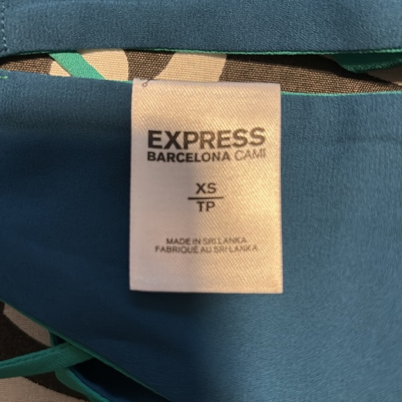 Express Barcelona Cami/Tank size XS green - Picture 3 of 4